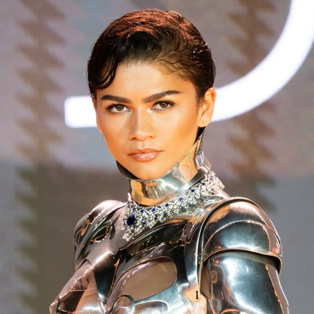 Zendaya Wears Vintage Mugler Couture Robotic Bodysuit at ‘Dune: Part 2 ...