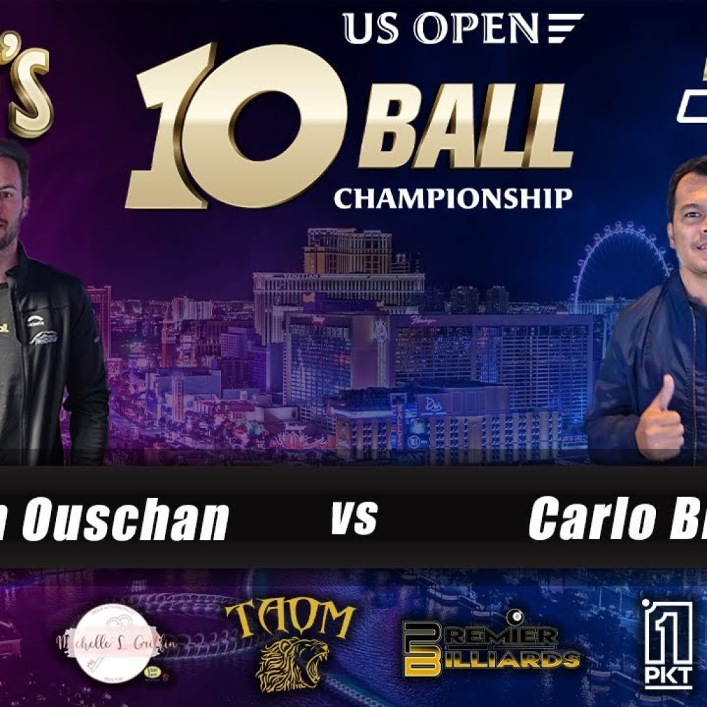 CARLO BIADO vs ALBIN OUSCHAN 2024 US Open 10Ball Championship The